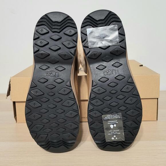 Ugg Adirondack III Boots Chestnut Brown Leather Wool Suede Waterproof Winter 7 - Picture 4 of 12